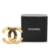 Chanel Gold Plated CC Brooch Secondhand