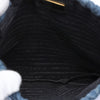 Prada Impuntu Denim Embroidered Drawstring Pouch Secondhand