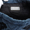 Prada Impuntu Denim Embroidered Drawstring Pouch Secondhand