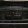 Ferragamo Lizard Embossed Leather Gancini Iconic Top Handle Bag Secondhand