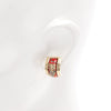 Hermès Enamel Cloisonne Clip On Earrings Secondhand