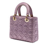 Dior Small Satin Cannage Swarovski Lady Dior Secondhand