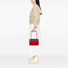 Fendi Calfskin Vitello King Nubuck Pequin Karligraphy Pocket Shoulder Bag Secondhand