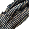 Chanel Medium Cotton Striped Double Flap Secondhand