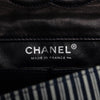 Chanel Medium Cotton Striped Double Flap Secondhand