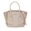 Prada Mini Scamosciato Trimmed Glace Calf Twin Pocket Satchel Secondhand