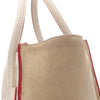 Prada Mini Scamosciato Trimmed Glace Calf Twin Pocket Satchel Secondhand