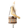 Burberry Haymarket Check Canvas Shoulder Bag Secondhand
