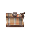 Burberry Haymarket Check Canvas Shoulder Bag Secondhand