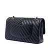 Chanel Medium Classic Chevron Lambskin Double Flap Secondhand