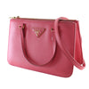 Prada Mini Saffiano Lux Galleria Double Zip Satchel Secondhand