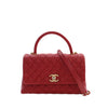 Chanel Small Quilted Caviar Coco Top Handle Bag Secondhand