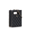 Chanel Mini Caviar Chain Around Cut Out Evening Bag Secondhand