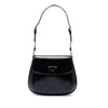 Prada Medium Spazzolato Leather Cleo Flap Shoulder Bag Secondhand