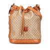 Celine Macadam Coated Canvas Drawstring Bucket Bag Secondhand