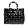 Dior Large Patent Cannage Lady Dior Secondhand