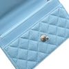 Chanel CC Quilted Denim Wallet on Chain Secondhand