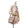 Secondhand Burberry Haymarket Check Coated Canvas Lorne Bucket Bag