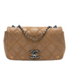 Chanel CC Aged Calfskin Diamond Stitch Flap Secondhand