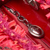 Dior Medium Tweed Fringe Rhinestone Lady Dior Secondhand