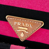 Prada Canvas Canapa Righe Striped Crossbody Secondhand