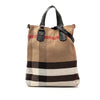 Burberry Mega Check Canvas Tottenham Brit Satchel Secondhand