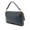 Fendi Large Zucca Embossed Leather Baguette Satchel Secondhand