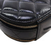 Chanel Quilted Glazed Lambskin Handle With Care Round Vanity Case with Chain Secondhand