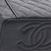 Chanel Small CC Quilted Caviar Vanity Case With Chain Secondhand