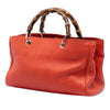 Gucci Medium Calfskin Bamboo Shopper Satchel Secondhand