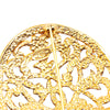Chanel Gold Plated Round Brooch Secondhand