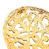 Chanel Gold Plated Round Brooch Secondhand
