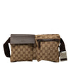 Gucci GG Canvas Double Pocket Belt Bag Secondhand