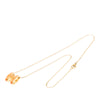 Secondhand Hermès Gold Plated Enamel Pop H Pendant Necklace