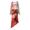 Secondhand Roberto Cavalli Red and Black Floral Set - '90s