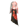 Secondhand Roberto Cavalli Red and Black Floral Set - '90s