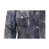 Secondhand Roberto Cavalli Tie-Dye Suede Shirt - '00s
