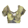 Secondhand Roberto Cavalli Leaf Printed Dress - '90s