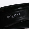 ROCHAS Velvet and Patent Leather Pumps in Black, Size 37 EU Secondhand