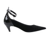 ROCHAS Velvet and Patent Leather Pumps in Black, Size 37 EU Secondhand