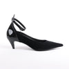 ROCHAS Velvet and Patent Leather Pumps in Black, Size 37 EU Secondhand