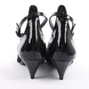 ROCHAS Velvet and Patent Leather Pumps in Black, Size 37 EU Secondhand