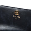 Chanel CC Quilted Patent Frame Flap Clutch with Chain Secondhand