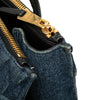 Miu Miu Matelasse Denim Biker Tote Secondhand