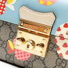 Gucci Mini GG Supreme Monogram Les Pommes Padlock Satchel Secondhand