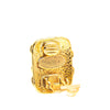 Chanel Gold Plated CC Clip On Earrings Secondhand