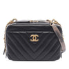 Chanel CC Chevron Lambskin Camera Bag Secondhand