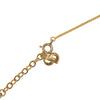 Dior Gold Plated CD Logo Plate Pendant Necklace Secondhand