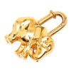 Hermès Gold Plated Elephant Cadena Lock Charm Secondhand