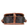 Celine Medium Triomphe Coated Canvas Folco Crossbody Secondhand